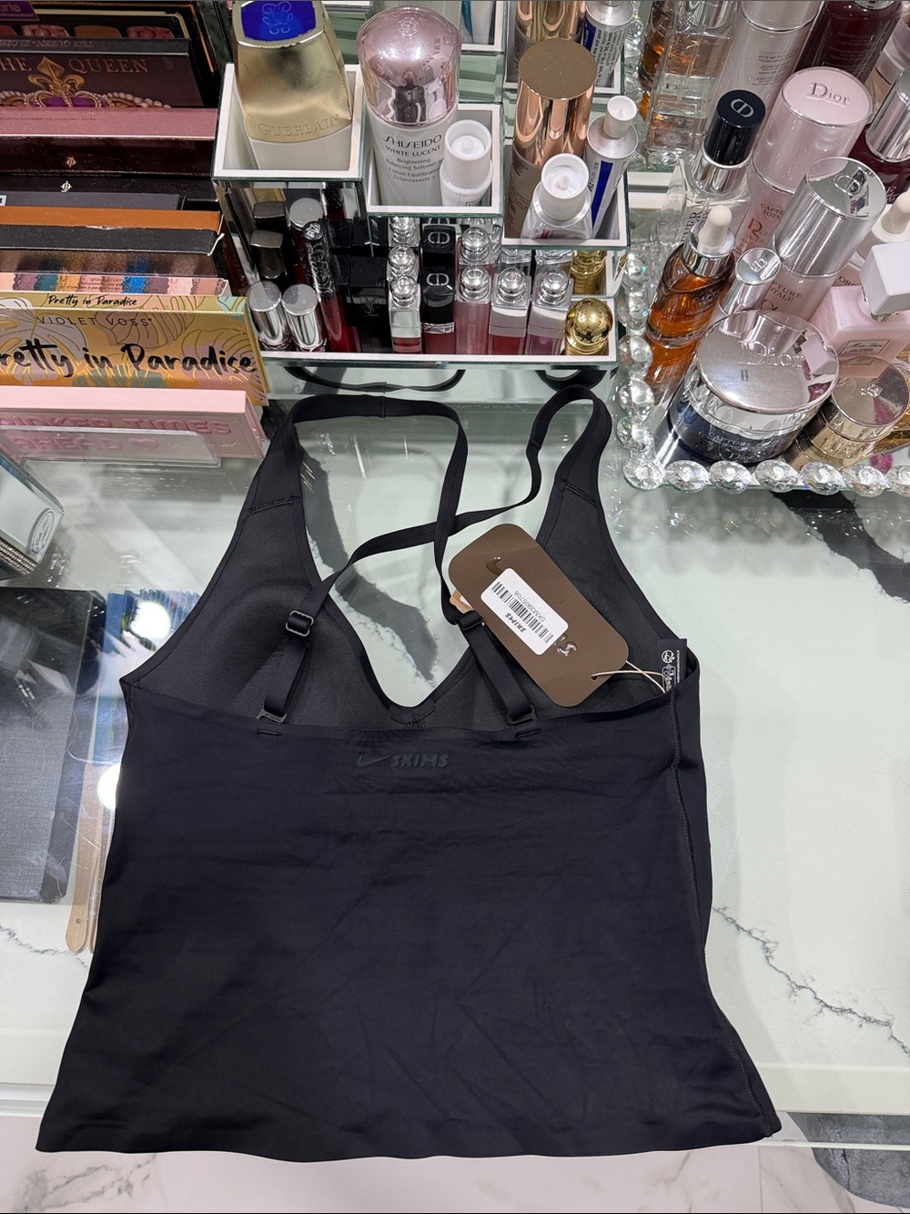 Skims Nike Collaboration Black Women's Strappy Camisole Tank